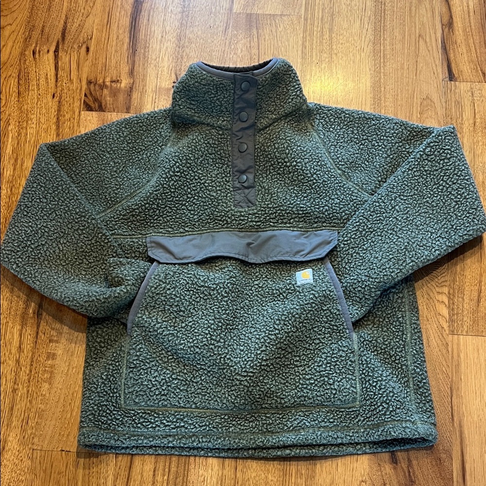 Women’s Carhartt 1/4 Button Sherpa Fleece